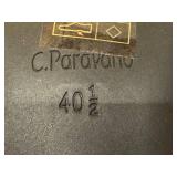 C.Paravano Brown Velvet Pointed Toe Flats Size 40.5