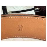 Allen Edmonds Leather Dress Belt, Brown, Size 38/95