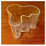 Alvar Aalto Savoy Clear Glass Vase