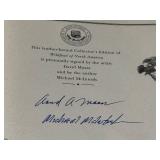 Signed Wildfowl of North America Leather Collector