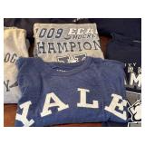 Collection of 6 XL Yale Shirts and Polo Tops
