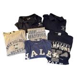 Collection of 6 XL Yale Shirts and Polo Tops