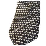 Vineyard Vines Connecticut College Bulldog Pattern Silk Tie