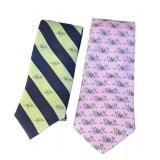 Set of 2 Vineyard Vines Custom Collection Silk Ties