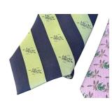 Set of 2 Vineyard Vines Custom Collection Silk Ties