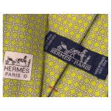 Hermes Paris 100% Silk Patterned Men