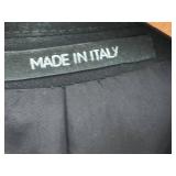 Armani Collezioni Black 2-Piece Suit Made in Italy, 42R Jacket