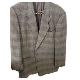 Giorgio Armani Le Collezioni Mens Blazer 42R Plaid for Barneys New York