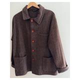 Le Laboureur French Wool Work Jacket, Brown