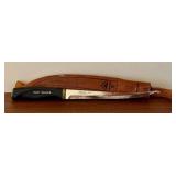 Normark Stainless Steel Fillet Knife with Leather Sheath, Finland