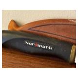 Normark Stainless Steel Fillet Knife with Leather Sheath, Finland
