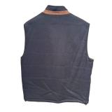 Robert Talbott XL Quilted Black Vest with Paisley Lining