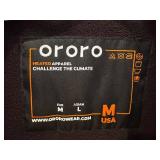 Ororo Heated Fleece Vest Black Size M