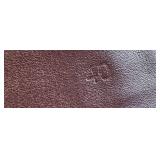 Set of 2 Island Company and Needlepoint Canvas Belts with Brass and Leather Accents