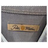 Set of 2 Peter Millar Dress Shirts with Silk Ties, Size Large