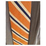 Set of 2 Peter Millar Dress Shirts with Silk Ties, Size Large