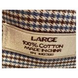 Set of 2 Peter Millar Dress Shirts with Silk Ties, Size Large