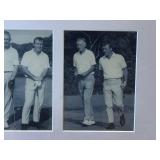 Framed Vintage Golf Photographs Duo