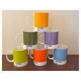 Set of 6 Pantone Universe Color Mugs