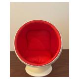 Vitra Miniature Eero Aarnio Ball Chair White and Red