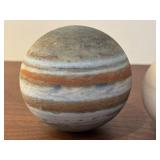 Set of 4 Handcrafted Ceramic Planet Sculptures