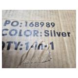 One-Person Setup Instant Pop Up Canopy w/ Side Wall, Carrying Case - 10x10ft (Silver)