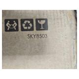 9ft Pre-Lit Frosted Artificial Scotch Pine Christmas Tree w/ Micro LED Lights