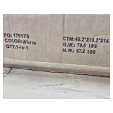 Pop Up Party Tent Canopy w/ 1-Button Easy Setup - 10x20ft (White)