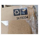 Outdoor Woodgrain Pattern Patio Umbrella Decoration w/ Tilt, Crank - 10ft (Ivory)