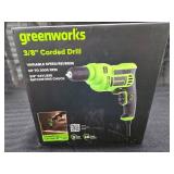 Greenworks 3/8" Corded Drill