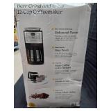 Cuisinart Burr Grind and Brew 12 Cup Coffee Maker