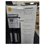 Cuisinart Burr Grind and Brew 12 Cup Coffee Maker
