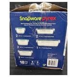 18 Piece Pyrex Snapware Storage Containers