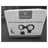 Wasserstein 3 and 1 Flood light charger and mount