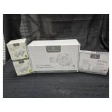 Wasserman Flood light and Charger 2 -2 pk of anti theft mounts - wireless chime (Google Nest)