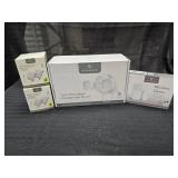 Wasserman Flood light and Charger 2 -2 pk of anti theft mounts - wireless chime (Google Nest)