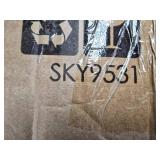 Folding Zero Gravity Recliner Patio Lounge Chair w/ Canopy, Side Tray (Ultimate Pink)