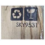 Folding Zero Gravity Recliner Patio Lounge Chair w/ Canopy, Side Tray (Hot Pink)