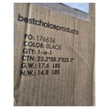 Fillable Mobile Umbrella Base Stand w/ 4 Wheels, 2 Locks, 123lb Capacity (Black)