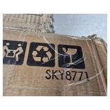 8-Cube Bookshelf, 13.5in Storage Display w/ Removable Panels, Customizable (Sage)