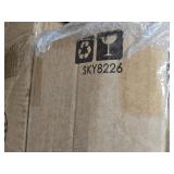 30" Pre-Lit Flocked Artificial Fir Christmas Wreath w/ 2-in-1 LED Lights