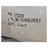 41in Acoustic Guitar Starter Kit w/ Digital Tuner, Padded Case, Picks, Strap (Sunburst)