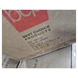 6ft Pre-Lit Partially Flocked Pencil Christmas Tree w/ Pine Cones, Metal Stand