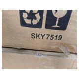 Large Water Hyacinth Double Laundry Hamper Basket w/ 2 Liner Bags (Black)