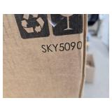 7.5ft Pre-Lit Snow Flocked Artificial Pine Christmas Tree w/ Warm White Lights