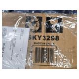 Solar LED Lighted Patio Umbrella w/ Tilt Adjustment, UV-Resistant - 10ft (Burgundy)