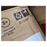 Kids Mini Kick Scooter Toy w/ Colorful Light-Up Wheels, Adjustable T-Bar (Yellow)