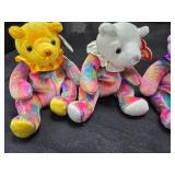 (4) Collectable Beenie Baby Bears