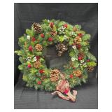 Medium Size Decorative Christmas Wreath