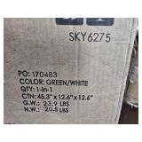 6ft Pre-Lit Snow Flocked Artificial Pine Christmas Tree w/ Multicolored Lights